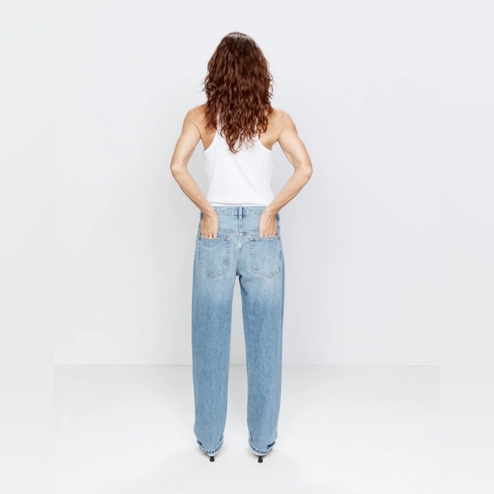 Raey 31" Dad organic-cotton boyfriend jeans - Picture 4 of 10